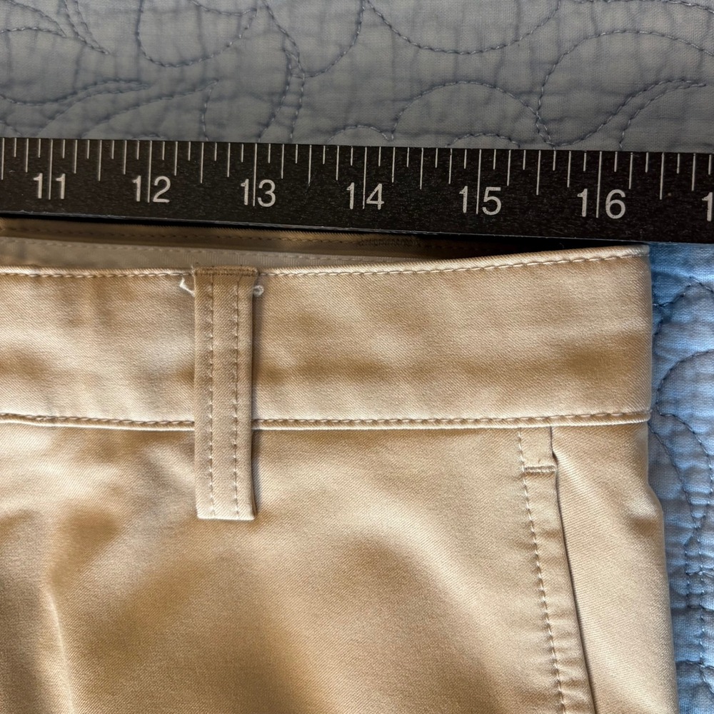 FootJoy Mens Performance Golf Pants Khaki Tan Straight Leg 32x34 1123424 - Picture 7 of 11